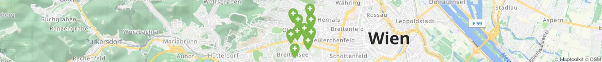 Map view for Pharmacies emergency services nearby 1160 - Ottakring (Wien)